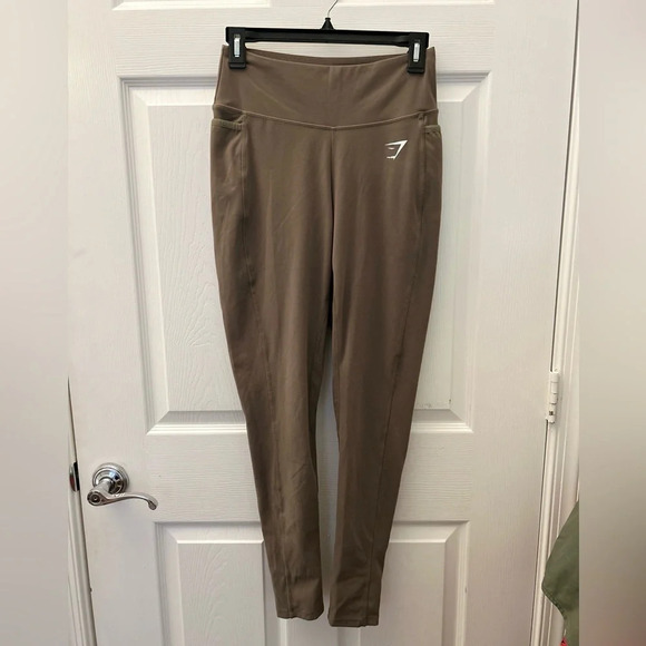 Gymshark army green high waisted leggings M - Picture 1 of 4